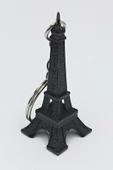Paris Eyfel Kulesi 3D Metal Anahtarlık Siyah thumbnail 4
