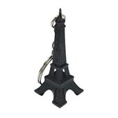 Paris Eyfel Kulesi 3D Metal Anahtarlık Siyah thumbnail 1