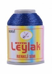 Leylak Renkli Sim İpliği Mavi - 1