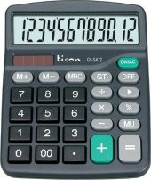 TİCON Hesap Makinesi Dijital 12 Rakam  Ch-5412 - 1