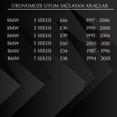 BMW E46,E36,E39,E60,E34,E38  Motor Kapak Klipsi (Zebra) - 2