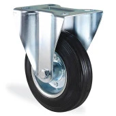 Kama Sabit Tablalı 80x25 mm Teker Siyah Burçlu Ağır Yük Tekeri thumbnail 1