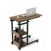 servetavcı Yükseklik Ayarlı Laptop Sehpası ve Çalışma Masası - Antrasit (Tekerli) - 1