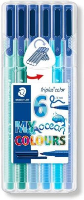 Staedtler Keçeli Kalem 6 lı 1.0 mm Ocean Renkleri - 2