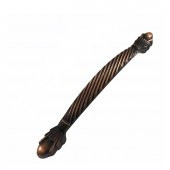 Koza Eskitme Bakır Mobilya Dolap Kulp 128 mm - 1