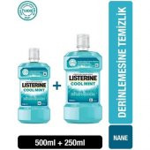 Listerine Cool Mint Ağız Bakım Suyu 500+250 Ml - 1