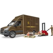 Bruder Mercedes Benz Sprinter Ups Kargo Aracı Transpalet BR02678 Lisanslı Ürün thumbnail 1