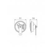 SEGER 12V. RÖLELİ DİDİT KORNA SETİ, STANDART, No: 50FO12.000.02K, EAN: 8698520202671 - 5