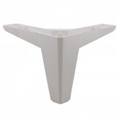 Lüks Mobilya Kanepe Sehpa Puf Koltuk Ayağı 12 cm Beyaz Baza Ayak thumbnail 1