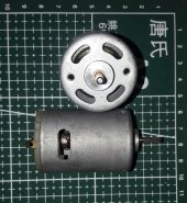 RS540 DC 6-24V (Çap 36mm) Yüksek Torklu Motor - 5