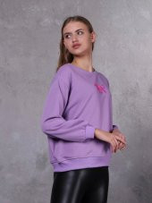 Farm Animals Nakış Detaylı Kadın Sweat Kazak - 2