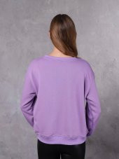 Farm Animals Nakış Detaylı Kadın Sweat Kazak - 5