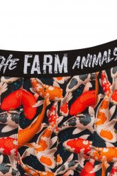 Farm Animals Koi Fishes Desenli Boxer - 3