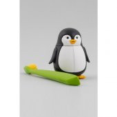 Flipper Hijyenik Fun Animal Saklama Kabı Ve Çocuk Diş Fırçası Seti - Penguen Figürlü - 2