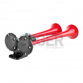 SEGER 24V. DÜZ SES HAVALI KORNA, İKİLİ PLASTİK No: 80AH24.000.02K, EAN: 8698520200790 - 3