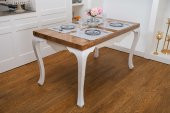 Finezza İris Jakar Polyester Kumaş Bej Amerikan Servis 33x46 cm Gri 4 Ad.-1389 - 1