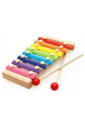Çocuklar İçin 26 cm Ahşap Ksilofon 8  Nota, 8 Ton - 1