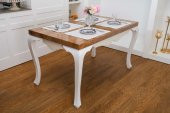 Finezza İris Jakar Polyester Kumaş Krem Amerikan Servis 33,5x46 cm Bej 4 Ad-1391 - 1