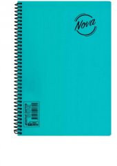 72 Yaprak Çizgili Defter Orta Boy Spiralli Plastik Kapak 1 Adet - 1