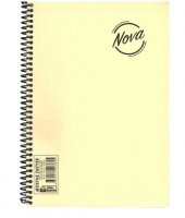 72 Yaprak Çizgili Defter Orta Boy Spiralli Plastik Kapak 1 Adet - 4