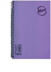 72 Yaprak Çizgili Defter Orta Boy Spiralli Plastik Kapak 1 Adet - 5