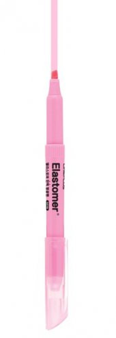 Lineplus Elastomer Fosforlu Kalem Pastel Renkler PEMBE - 1