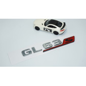 DK Tuning GL63S Bagaj Kırmızı Krom ABS Yazı Logo Benz İle Uyumlu - 2