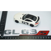 DK Tuning GL63S Bagaj Kırmızı Krom ABS Yazı Logo Benz İle Uyumlu - 4