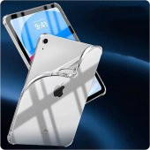 KNY Apple İpad 10.9 2022 10. Nesil Kılıf Ultra Korumalı Şeffaf Antishock Silikon Şeffaf - 4