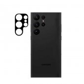 KNY Samsung Galaxy S23 Ultra İçin 3D Kamera Lens Koruyucu Siyah Siyah - 1