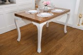 Finezza Mila Nakışlı Keten Efekt Kumaş Krem Pembe A.Servis 34x45 cm 4 Ad-1393 - 1
