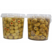 Sadıcım Biberli 650 Gr + Izgara 600 Gr Yeşil Zeytin Pet Kavanoz - 1