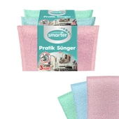 SMARTER PRATİK SÜNGER 3 LÜ BULAŞIK SÜNGERİ - 1