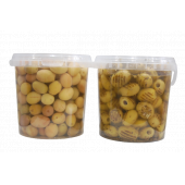 Sadıcım Çizik 650 Gr + Izgara 600 Gr Yeşil Zeytin Pet Kavanoz thumbnail 1