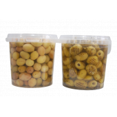 Sadıcım Çizik 650 Gr + Izgara 600 Gr Yeşil Zeytin Pet Kavanoz thumbnail 2