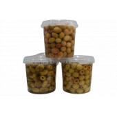 Sadıcım Çizik 650 Gr + Izgara 600 Gr + Biberli 650 Gr Yeşil Zeytin Pet Kavanoz thumbnail 2