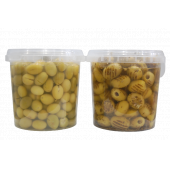 Sadıcım Kırma 650 Gr + Izgara 600 Gr Yeşil Zeytin Pet Kavanoz thumbnail 1