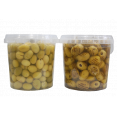 Sadıcım Kırma 650 Gr + Izgara 600 Gr Yeşil Zeytin Pet Kavanoz thumbnail 2