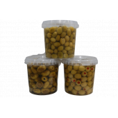 Sadıcım Kırma 650 Gr + Izgara 600 Gr + Biberli 650 Gr Yeşil Zeytin Pet Kavanoz thumbnail 2