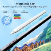 iPad Mini 6 Kablosuz Şarj Olan Avuçiçi Eğim Özellikli (2. Nesil) Kalem - 2