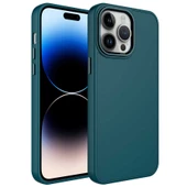 Vendas iPhone 14 Pro Max Uyumlu (14 Pro Max) Luna Serisi Metal Çerçeve ve Buton Tasarımlı Silikon Kılıf - 5