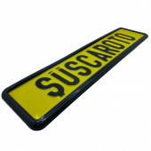 Siyah Çerçeveli Esnek Araç Takmatik Plakalık Oto Plakalık Plaka Altı Altlığı Plaka Tutucu Yeni Nesil Plakalık 1 Adet - 2