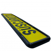 Siyah Çerçeveli Esnek Araç Takmatik Plakalık Oto Plakalık Plaka Altı Altlığı Plaka Tutucu Yeni Nesil Plakalık 1 Adet - 6