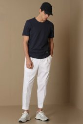Junya Modern Grafik T- Shirt Antrasit - 5