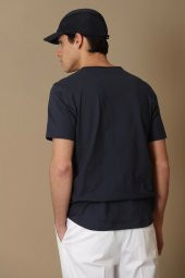 Junya Modern Grafik T- Shirt Antrasit - 6