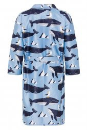 Farm Animals Balina Desenli Unisex Yetişkin Bornoz - 2