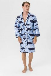 Farm Animals Balina Desenli Unisex Yetişkin Bornoz - 6