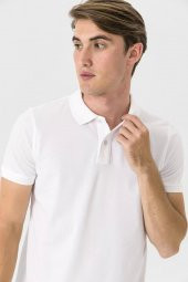 Farm Animals Polo Yaka Penguen Nakış Detaylı Erkek T-shirt - 4