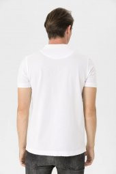 Farm Animals Polo Yaka Penguen Nakış Detaylı Erkek T-shirt - 7