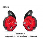 SEGER 24 VOLT DADAT KORNA SETİ, İKİ TERMİNAL, STANDART, No: 60BO24.000.02K, EAN: 8698520202916 - 1